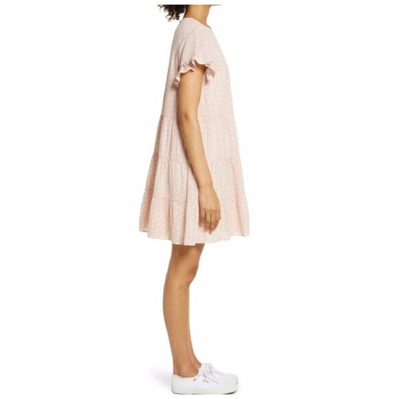 Rachel Parcell Polka Dot Cotton baby doll Dress Size XS - Picture 3 of 10